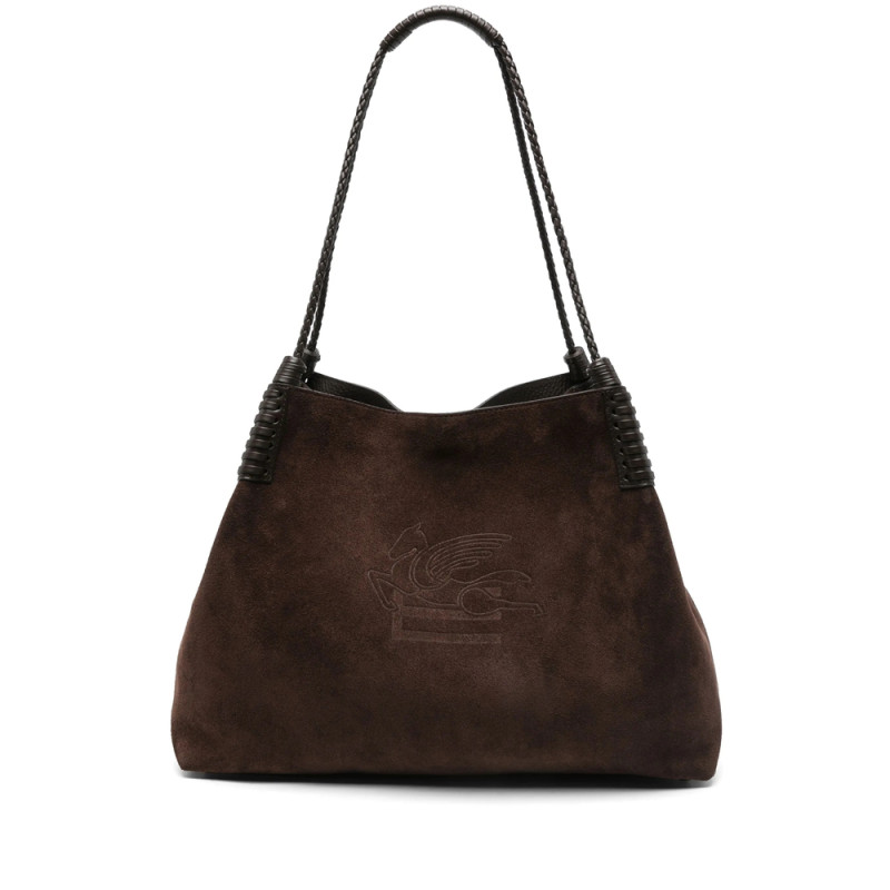 Etro Suede Shoulder Bag