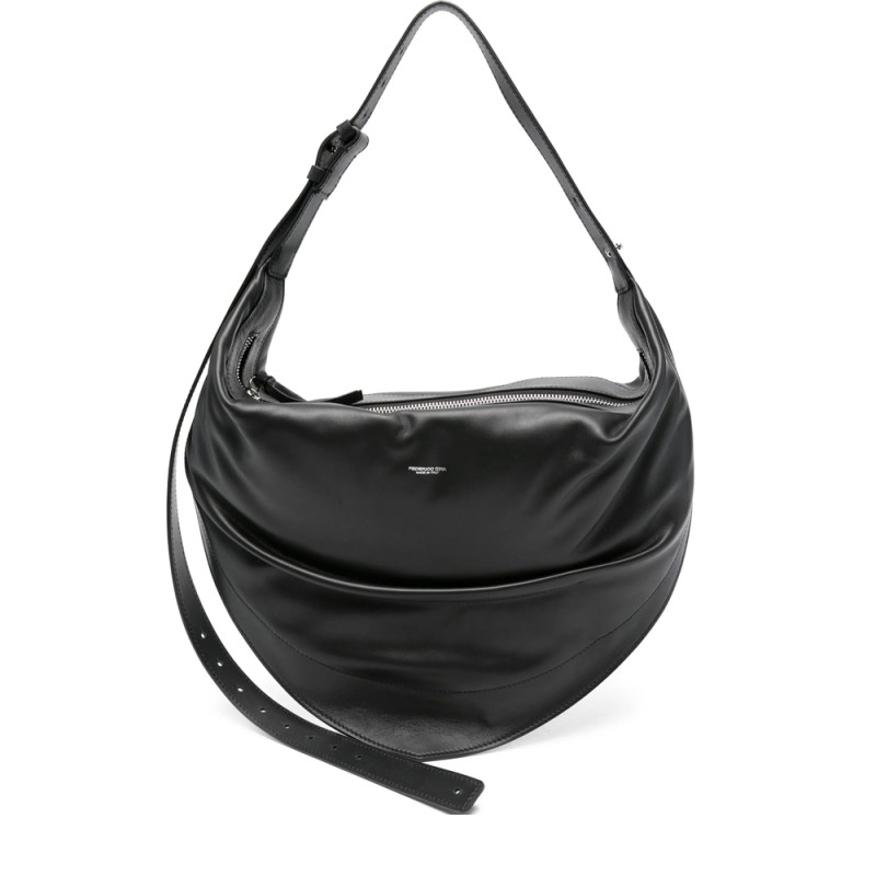 Federico Cina Tortellino Leather Shoulder Bag