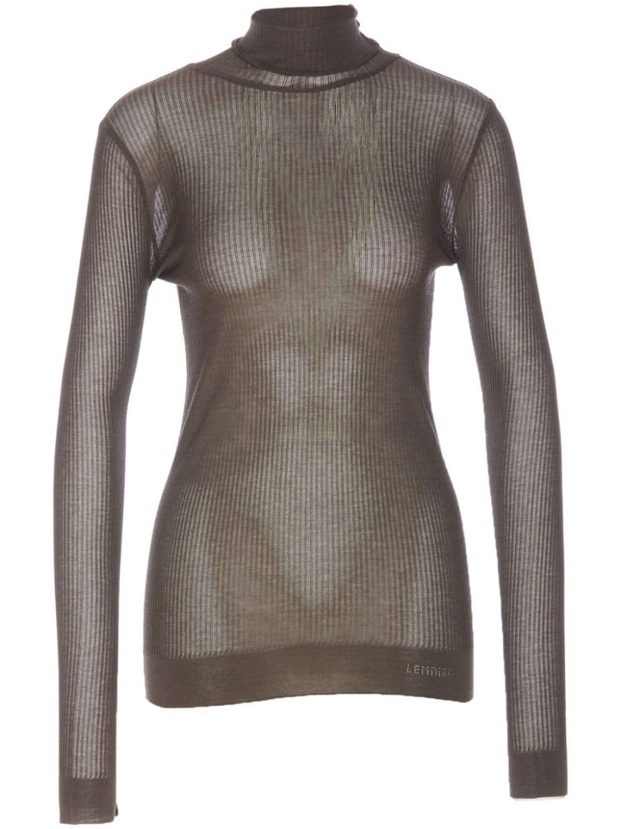 trompe l'oeil-print top