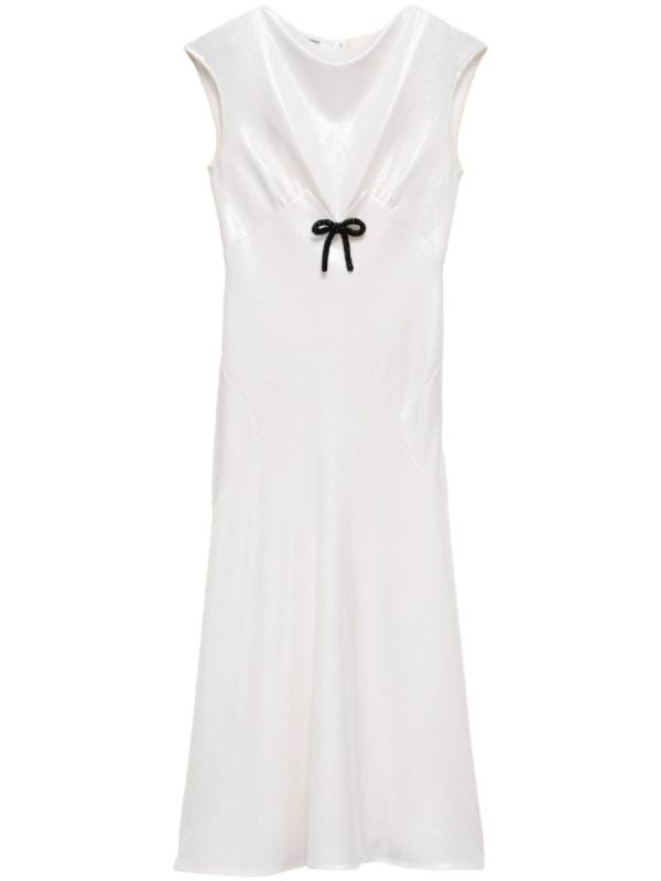 sequined midi dress