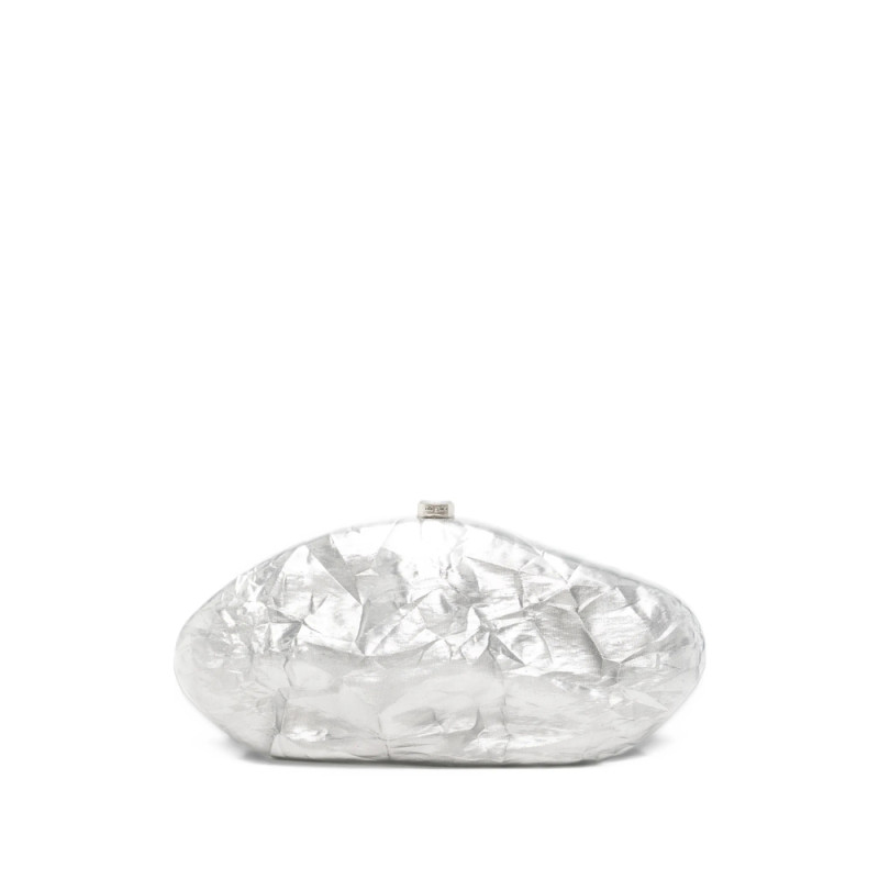 Cult Gaia Caldera Crinkled-effect Clutch Bag
