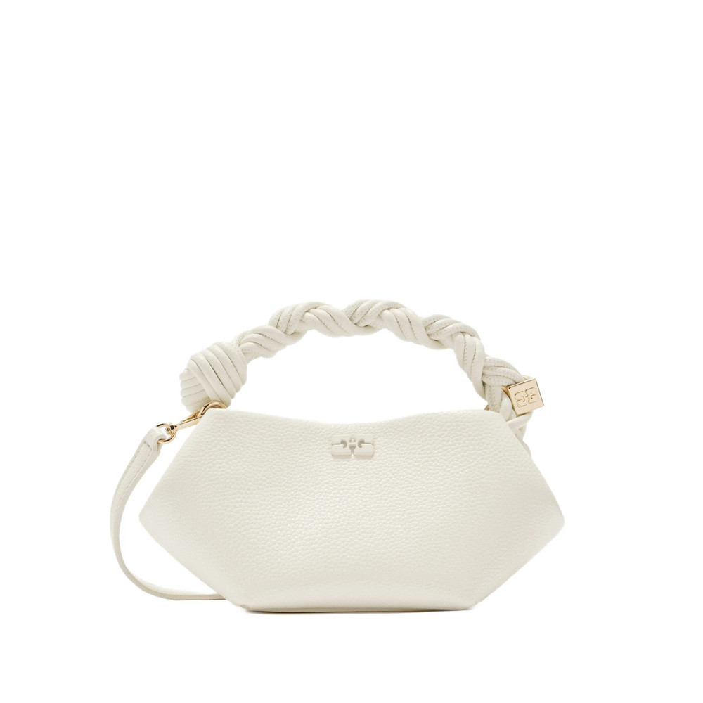 Ganni Logo-plaque Tote Bag