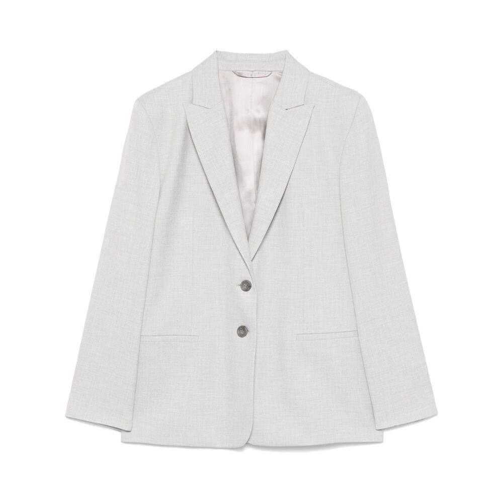 Calvin Klein Mélange-effect Flannel Blazer