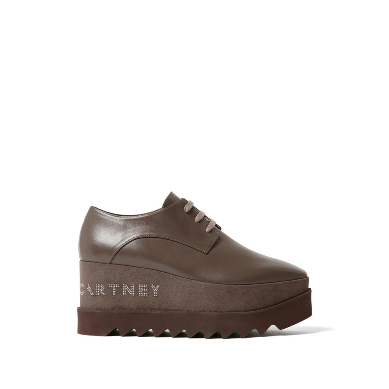 Stella Mccartney Elyse Logo-detail Derby Shoes