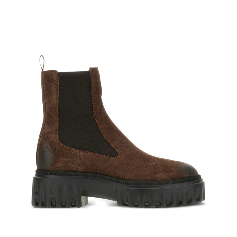 Hogan 50mm Elastic-panel Leather Boots