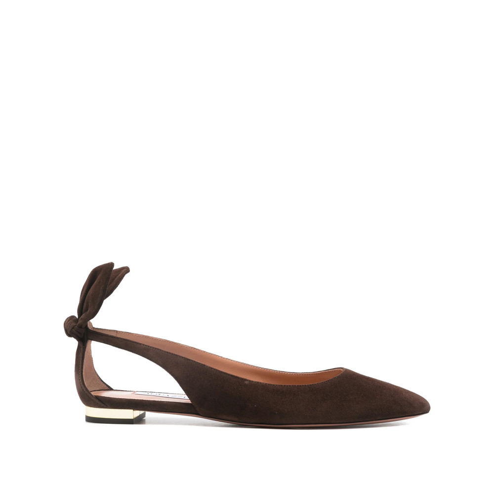 Aquazzura Bow Slingback Ballet Flats