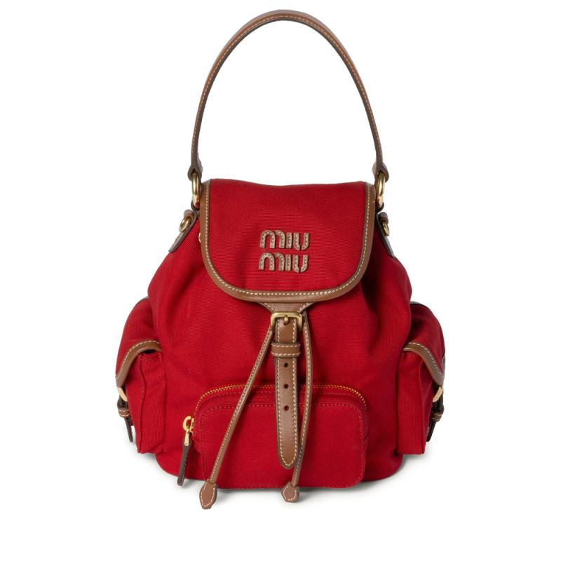 Miu Miu Logo-lettering Backpack