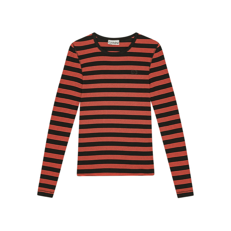 Ganni Striped T-shirt
