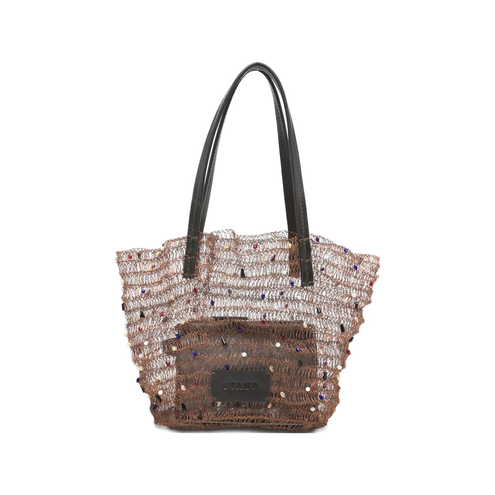 Staud Jewel Beaded Tote Bag