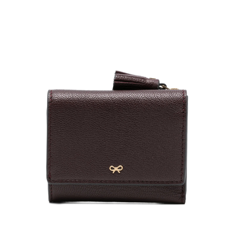 Anya Hindmarch Peeping-eyestassel Trifold Leather Wallet