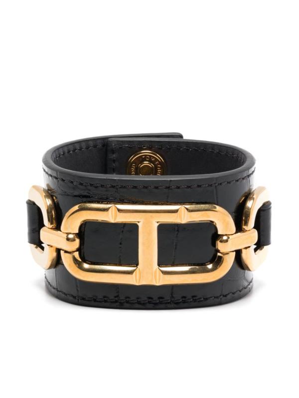 logo-plaque bracelet