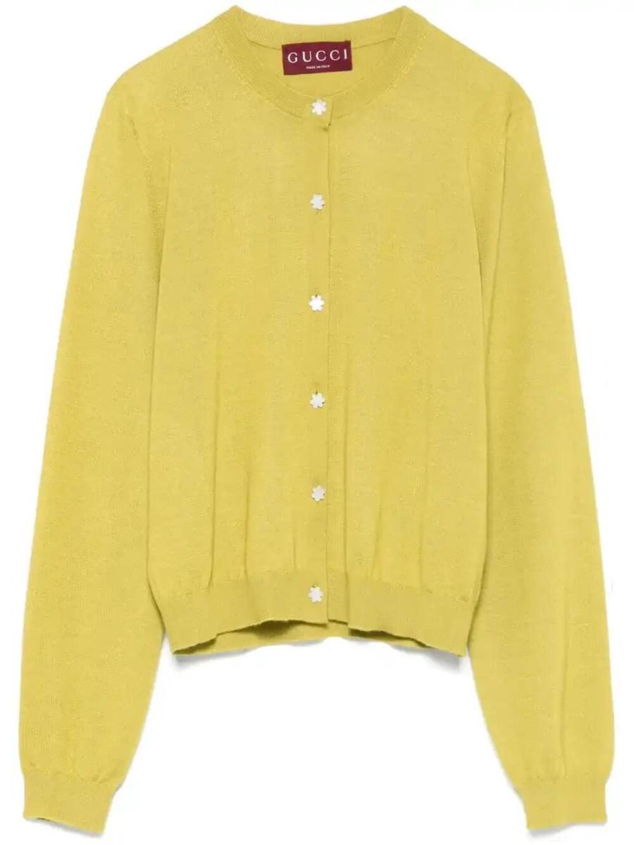 fine-knit cardigan