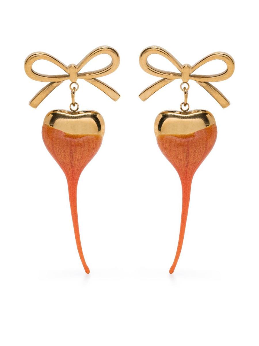 Bow Heart earrings