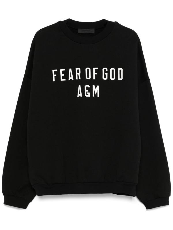 logo-embroidered sweatshirt