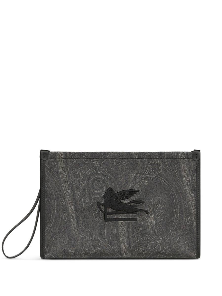 large Essential paisley-print clutch bag