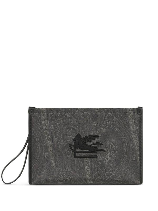large Essential paisley-print clutch bag