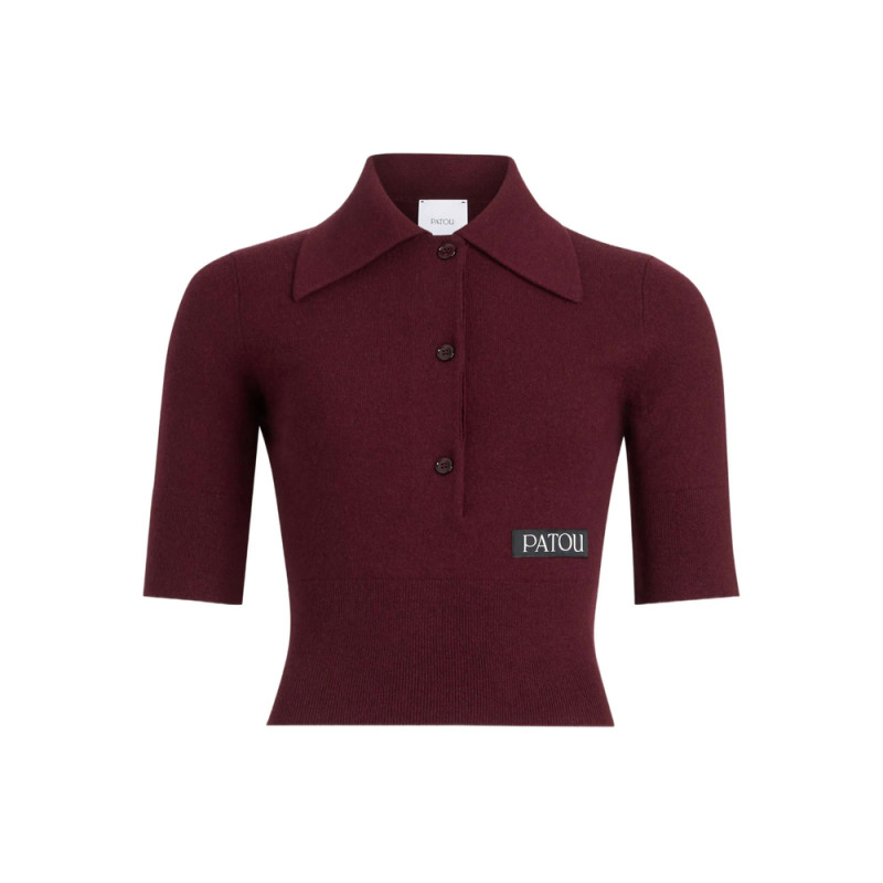 Patou Logo-patch Polo Top