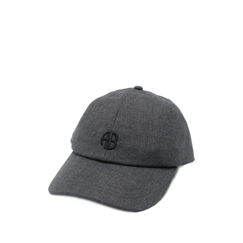 Anine Bing Monogram-embroidered Baseball Cap