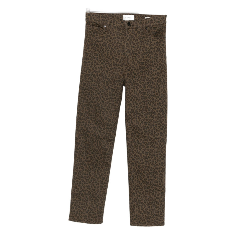 Frame Leopard-print Jeans