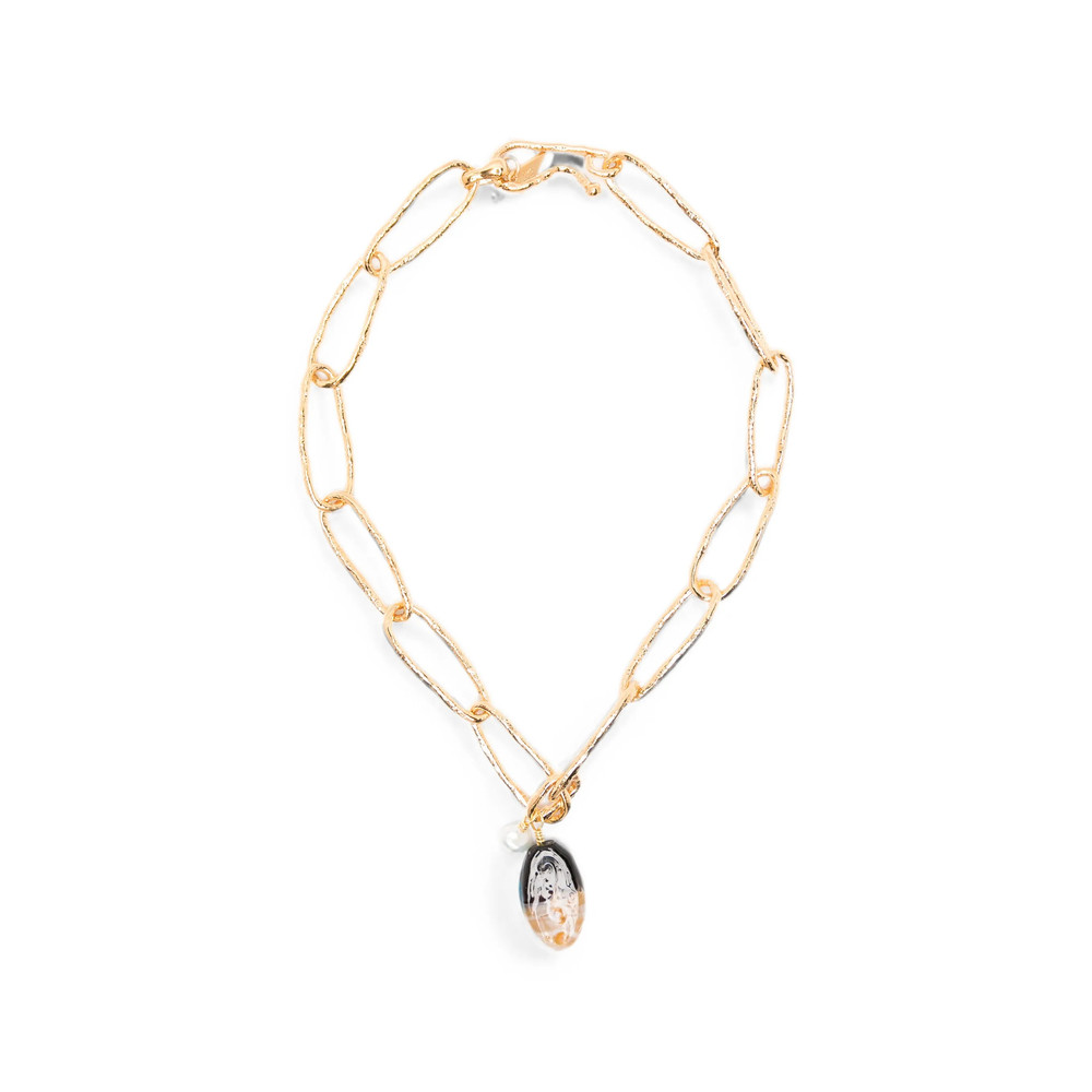 Forte Forte Glass-pendant Pearl-detail Necklace