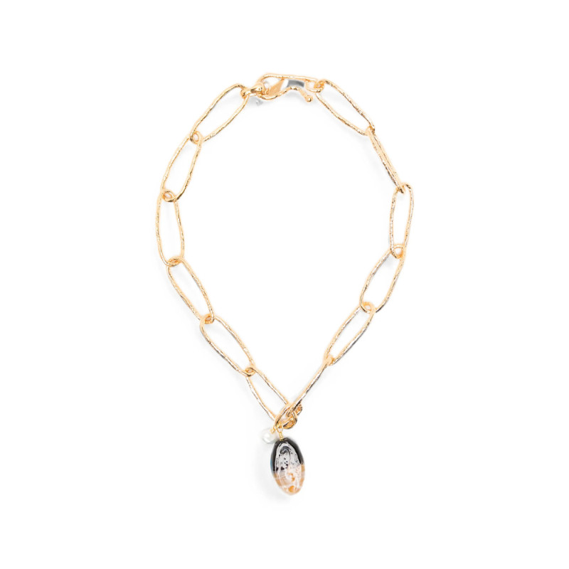 Forte Forte Glass-pendant Pearl-detail Necklace