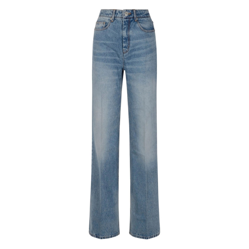 Ami Paris Flare-fit Cotton Jeans