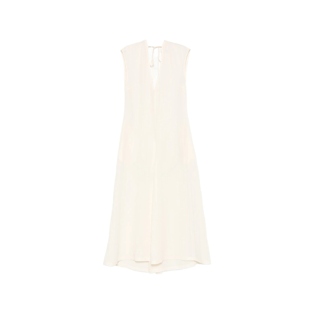 Covert V-neck Back-tie Maxi Dress