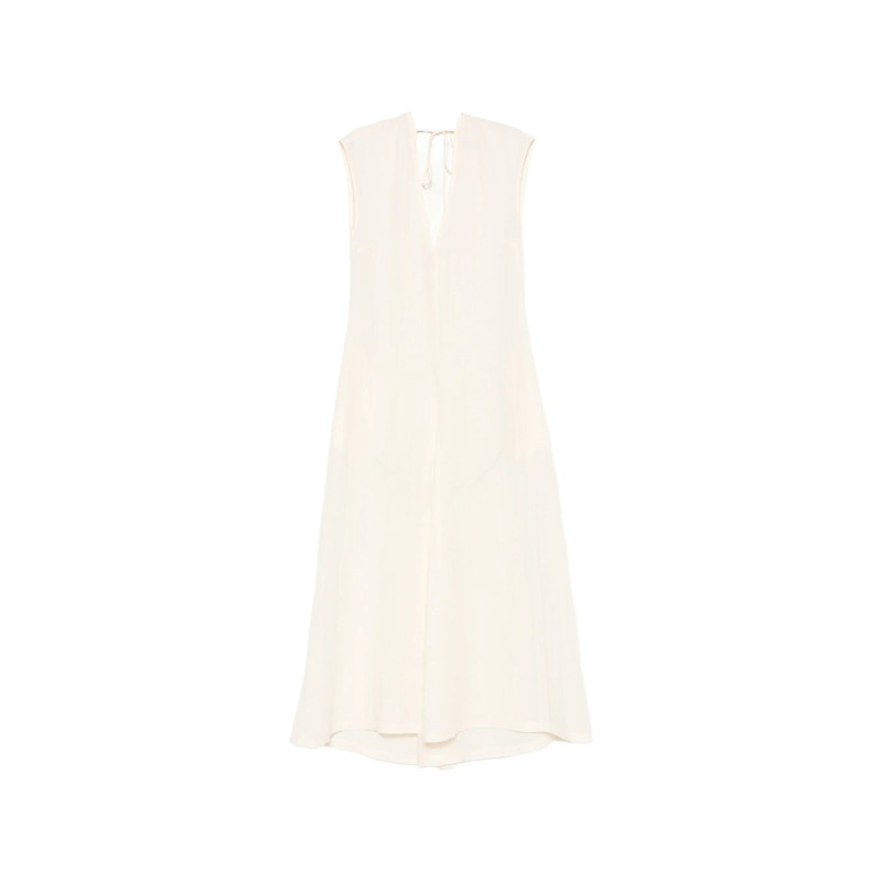 Covert V-neck Back-tie Maxi Dress