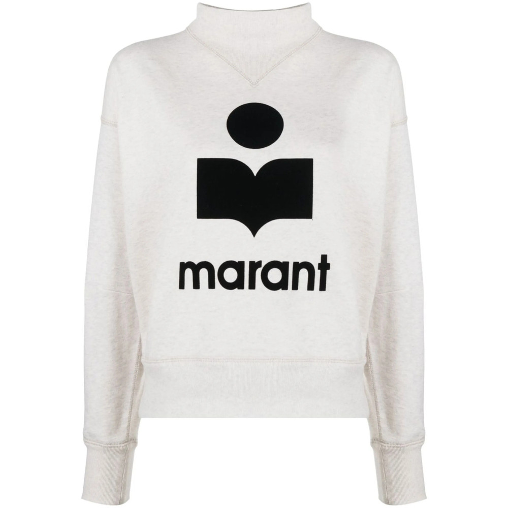 Marant Étoile Moby Flocked-logo Sweatshirt