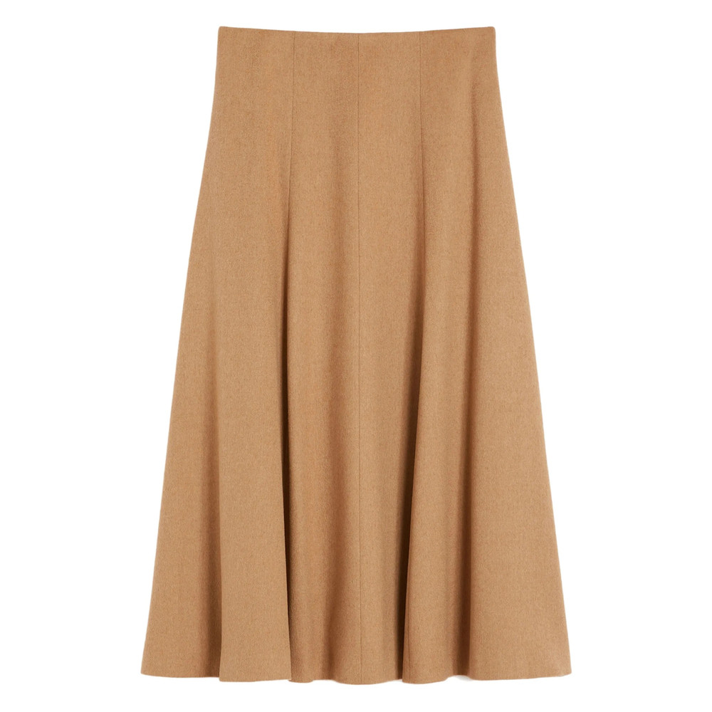 Max Mara Panelled Flared Midi Skirt