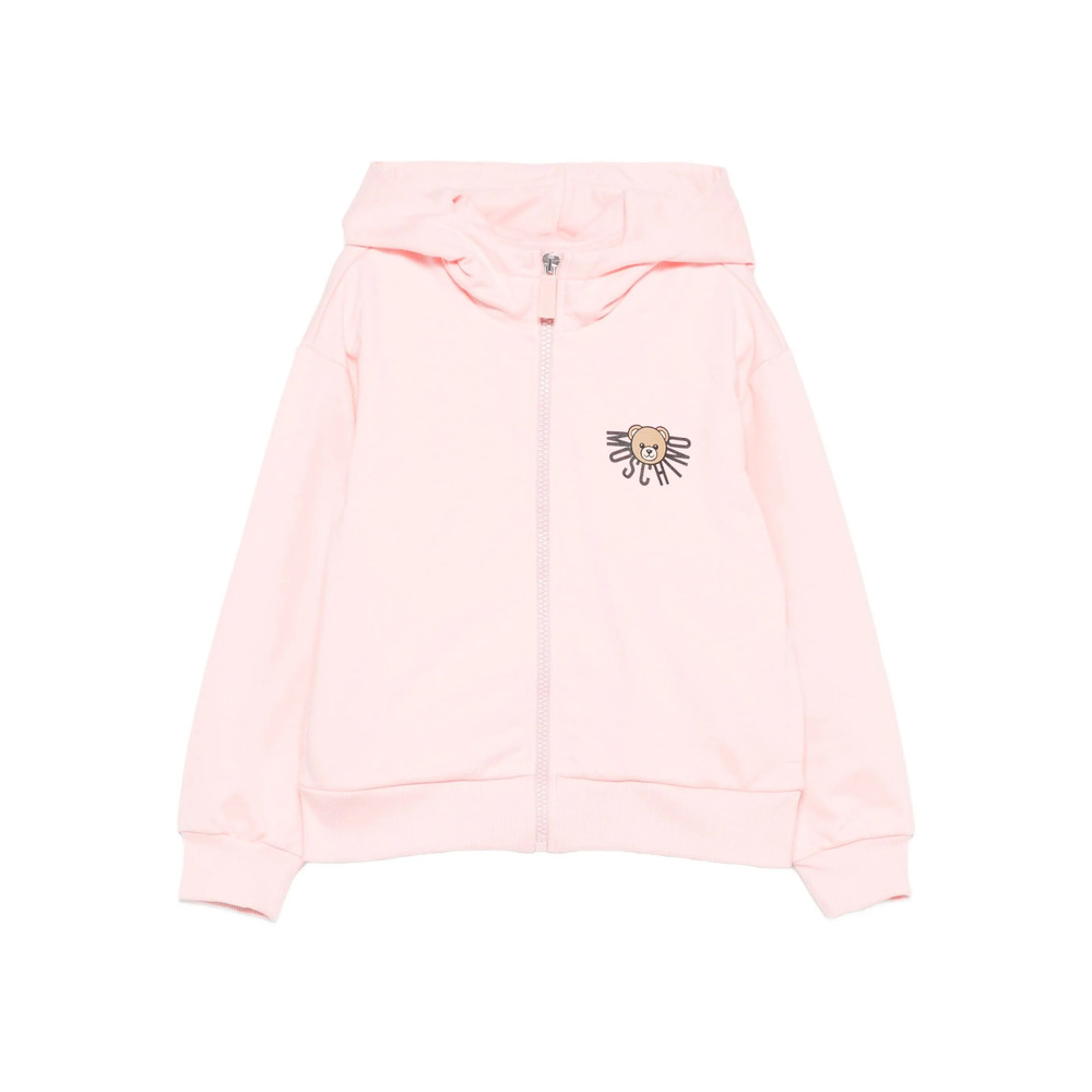 Moschino Teddy-print Zip-up Hoodie