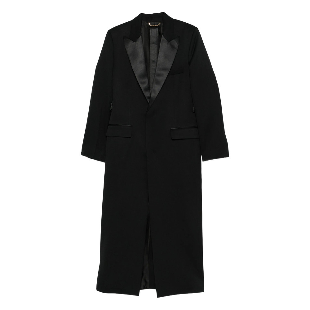 Victoria Beckham Shawl-lapel Slit Coat