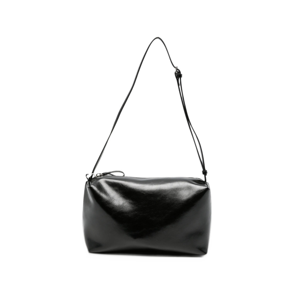 Low Classic Glossy-finish Shoulder Bag