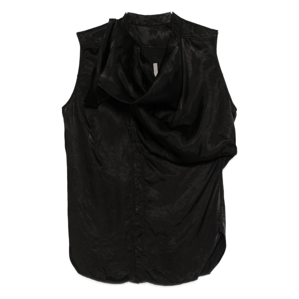 Rick Owens Draped Sleeveless Top