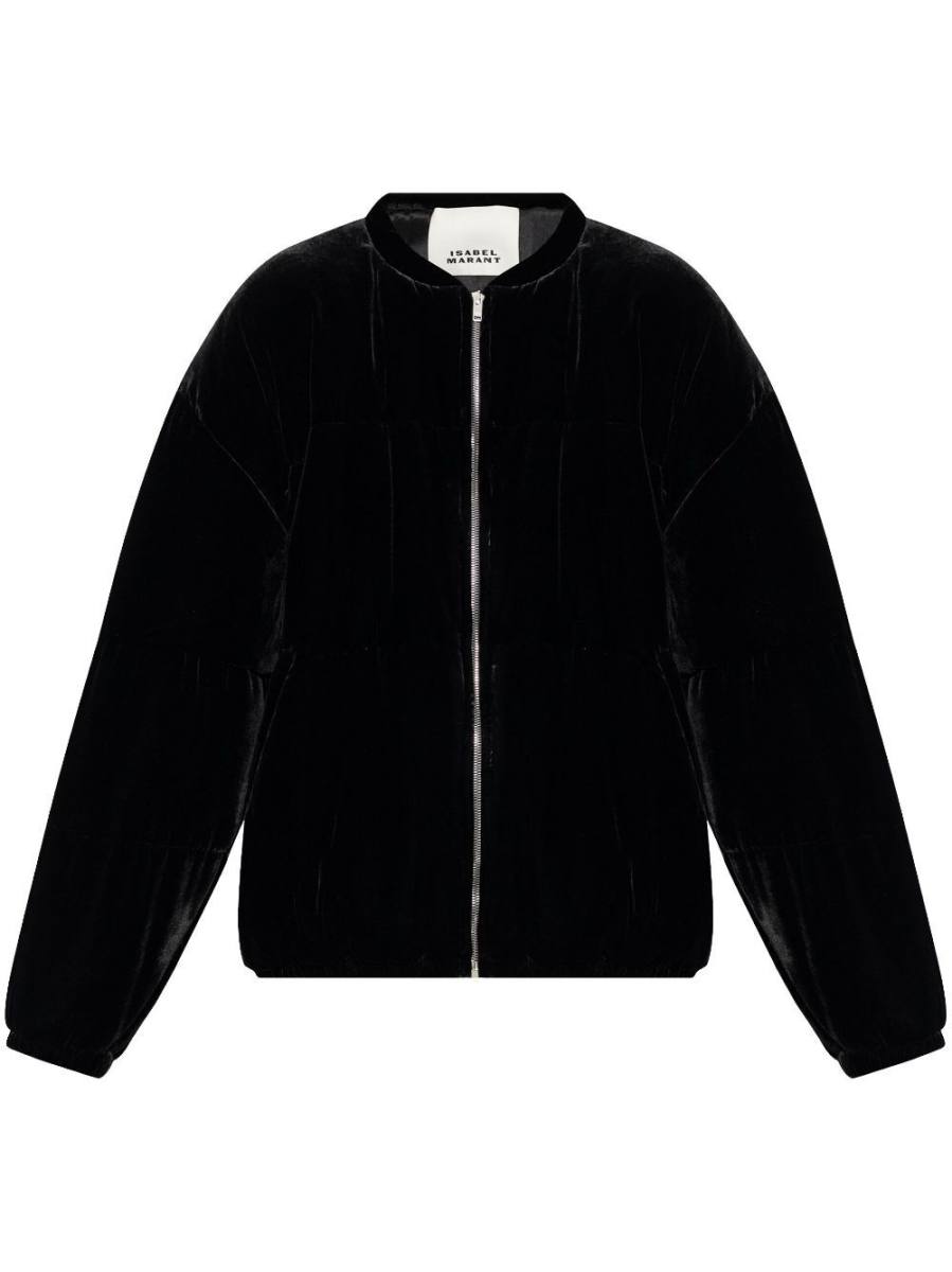 velvet bomber jacket