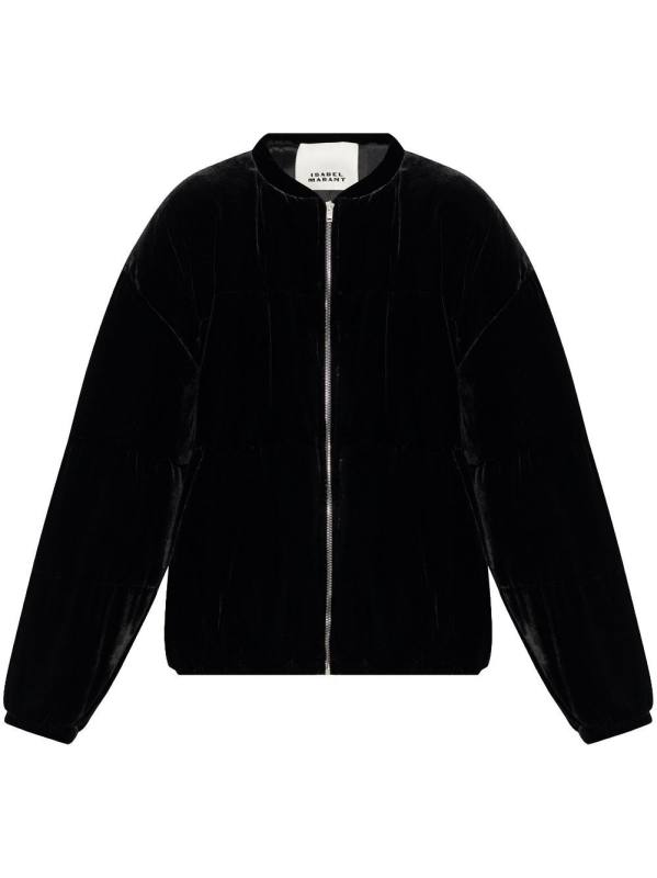 velvet bomber jacket