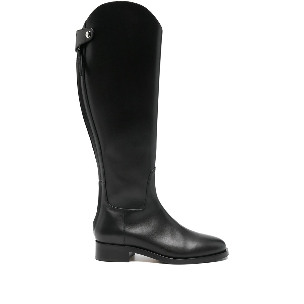 Aeyde Zip-detailng Leather Boots