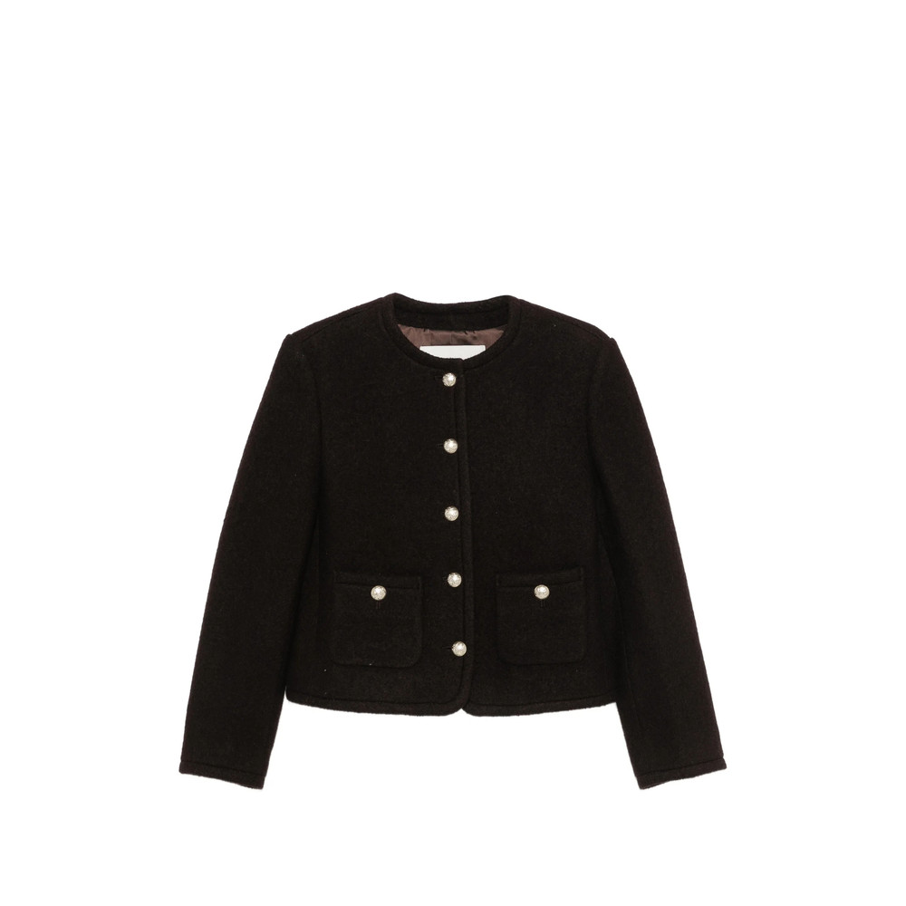 Dunst Button-up Collarless Jacket