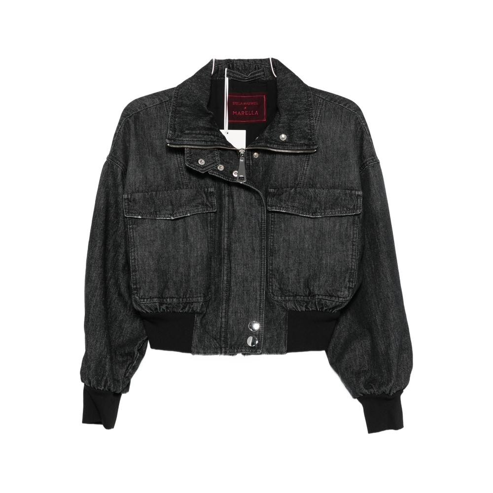 Stella Maxwell For Marella Cropped Denim Jacket