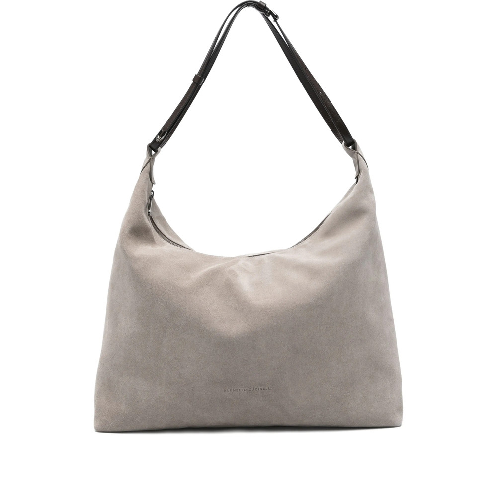 Brunello Cucinelli Suede Shoulder Bag