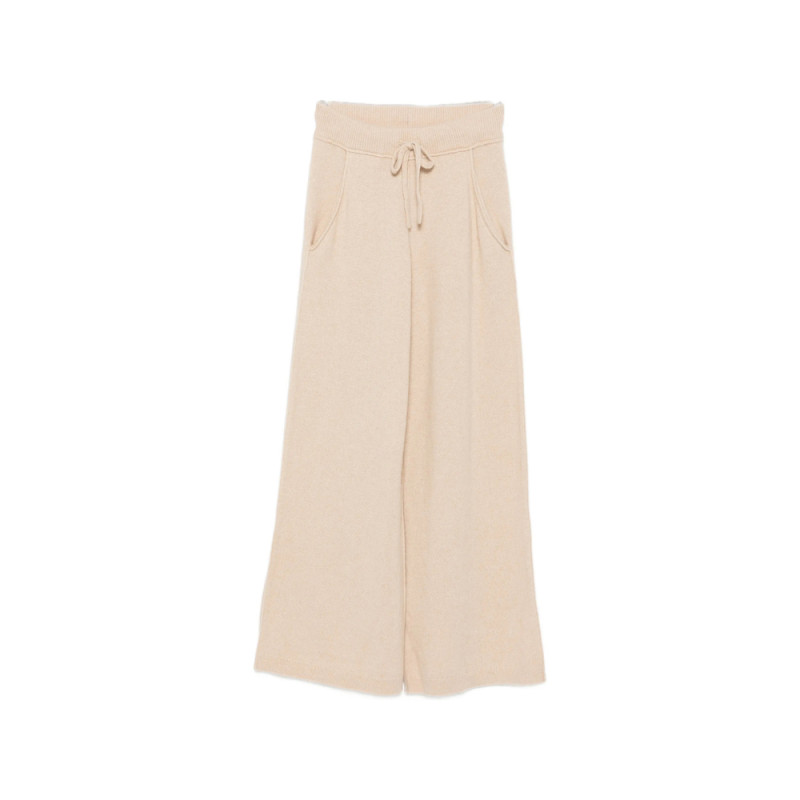 7 For All Mankind Drawstring-waist Wide-leg Trousers