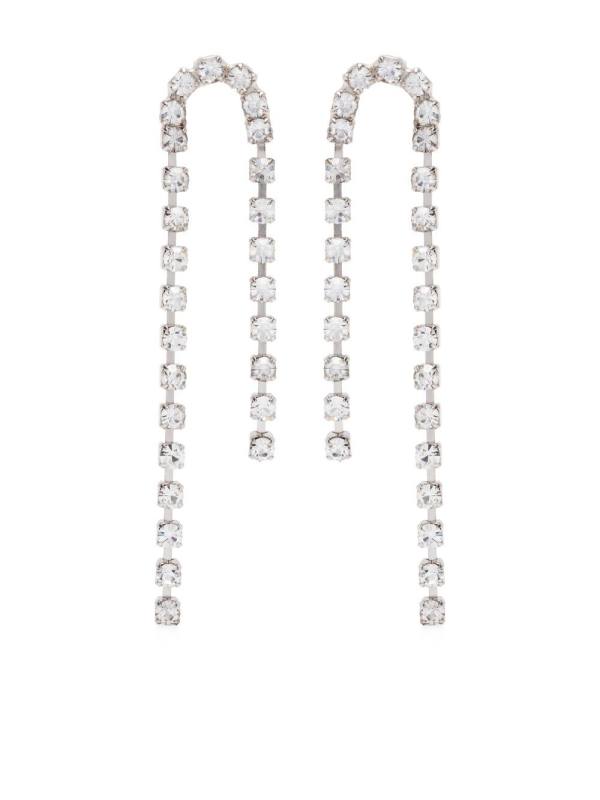 crystal-embellished earrings