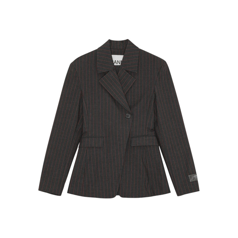 Ganni Off-centre Blazer