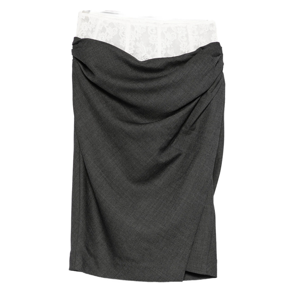 Markgong Lace-trim Skirt