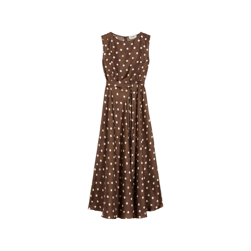 's Max Mara SMMMARTINA Polka-dot Pattern Midi Dress