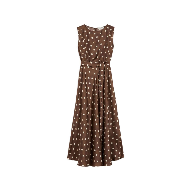 's Max Mara SMMMARTINA Polka-dot Pattern Midi Dress