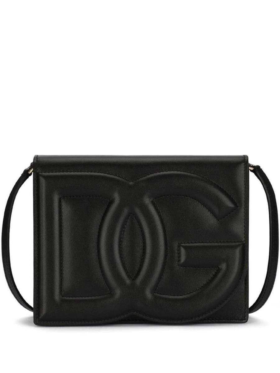 DG Logo leather cross body bag