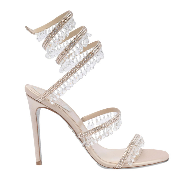 Caovilla 105mm Crystal-embellished Sandals