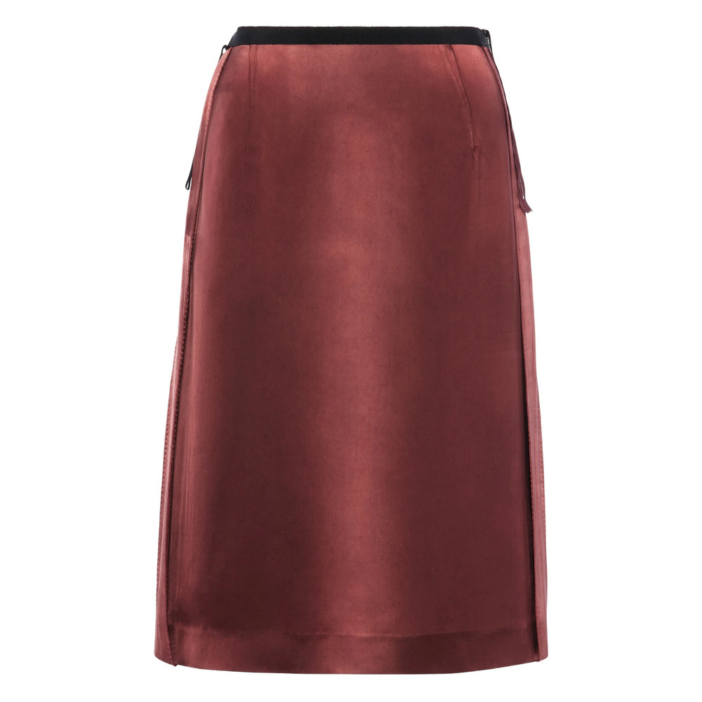 Maison Margiela Satin Midi Skirt