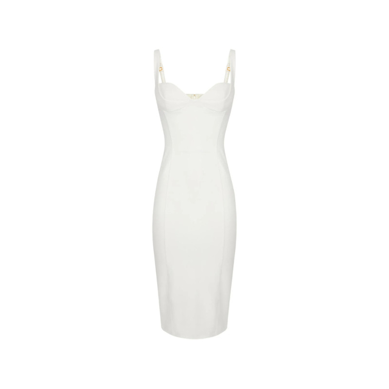 Elisabetta Franchi Technical Fabric Dress